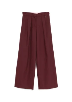 Elisabetta Franchi La Mia Bambina Pantaloni Bordeaux per Bambine