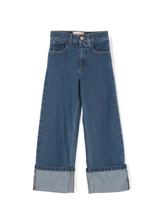 Elisabetta Franchi La Mia Bambina Jeans Denim per Bambine
