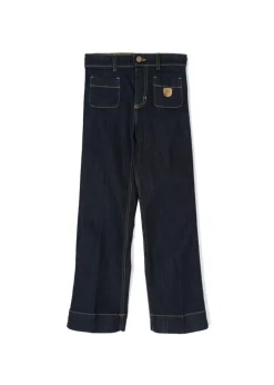 Elisabetta Franchi La Mia Bambina Jeans Denim Blue per Bambine