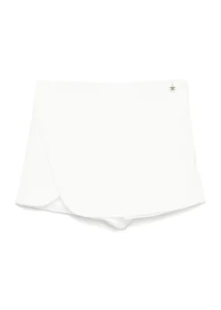 Elisabetta Franchi La Mia Bambina Short Panna per Bambine