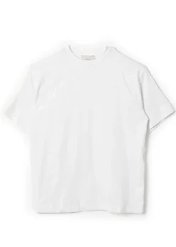 Elisabetta Franchi La Mia Bambina T-shirt Panna con Lettering per Bambine