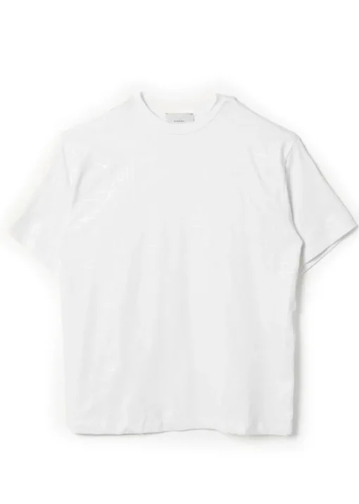 Elisabetta Franchi La Mia Bambina T-shirt Panna con Lettering per Bambine