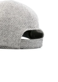 Elisabetta Franchi La Mia Bambina Cappello Grigio con Logo per Bambine
