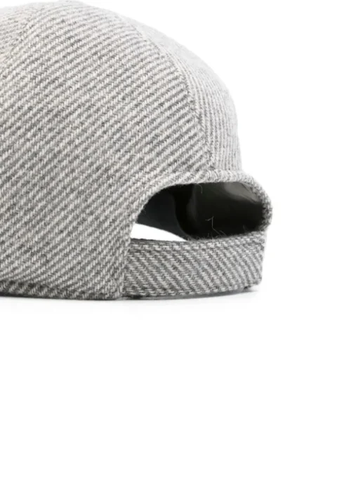 Elisabetta Franchi La Mia Bambina Cappello Grigio con Logo per Bambine