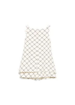 Elisabetta Franchi La Mia Bambina Tuta Burro/Nero con Logo per Neonate
