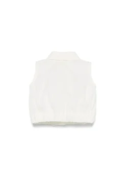 Elisabetta Franchi La Mia Bambina Camicia Panna con Fiocchi per Neonate