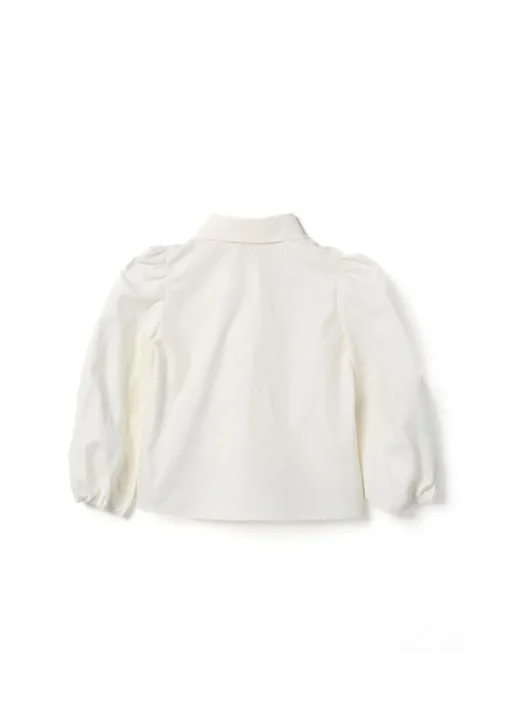Elisabetta Franchi La Mia Bambina Camicia Panna per Neonate