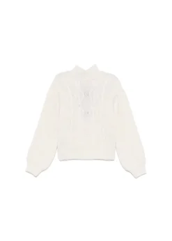 Elisabetta Franchi La mia Bambina Maglioncino Burro per Neonate