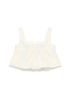 Elisabetta Franchi La Mia Bambina Top Limone per Bambine