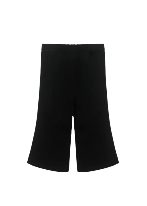 Elisabetta Franchi La Mia Bambina Pantaloni Neri/Avorio per Neonate