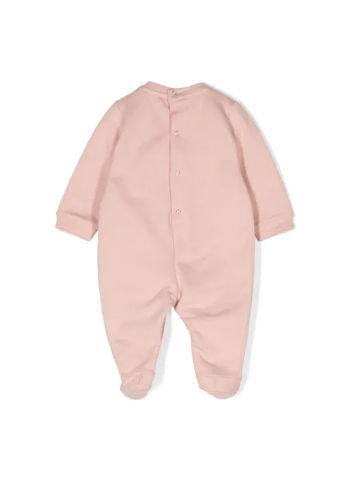 Elisabetta Franchi La Mia Bambina Tutina Desert Rose con Ricamo Logo per Neonate