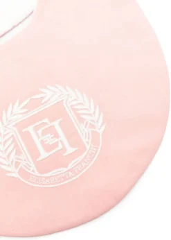Elisabetta Franchi La Mia Bambina Bavetta Rosa/Avorio per Neonate