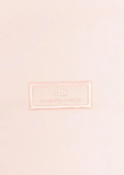 Elisabetta Franchi La Mia Bambina Coperta Rosa con Ricamo Logo per Neonate