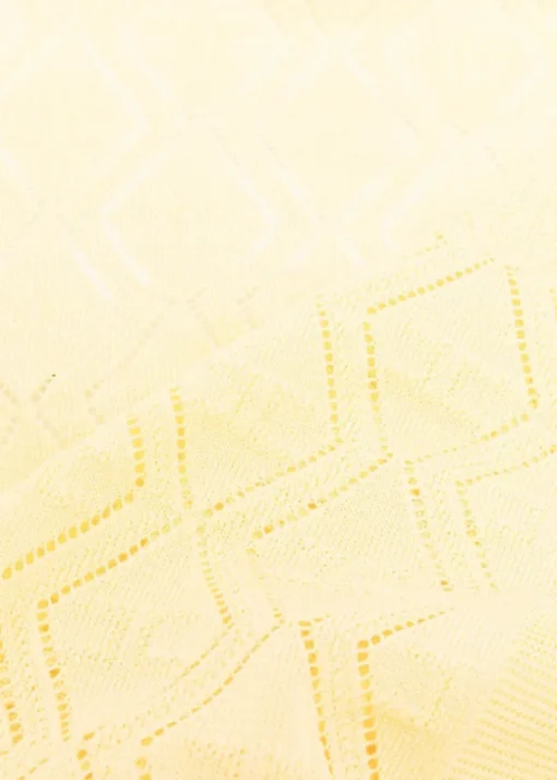 Elisabetta Franchi La Mia Bambina Coperta Limone Pointelle per Neonate