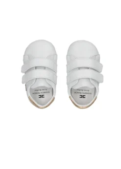 Elisabetta Franchi La Mia Bambina Sneaker Culla Bianco/Oro per Neonate