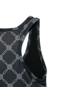 Elisabetta Franchi La Mia Bambina Costume Monokini Nero/Avorio per Bambine