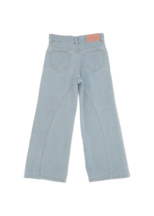 Elisabetta Franchi La Mia Bambina Jeans a Palazzo Denim per Bambine