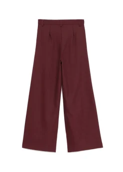 Elisabetta Franchi La Mia Bambina Pantaloni Bordeaux per Bambine
