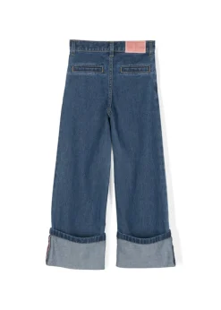 Elisabetta Franchi La Mia Bambina Jeans Denim per Bambine