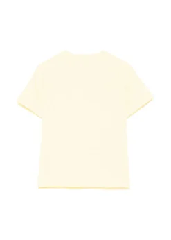 Elisabetta Franchi La Mia Bambina T-shirt Limone con Logo per Bambine