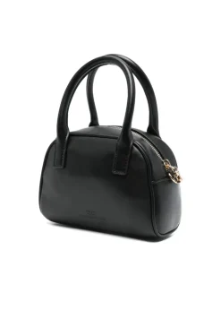 Elisabetta Franchi La Mia Bambina Borsa a Tracolla Nera con Logo per Bambine