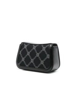 Elisabetta Franchi La Mia Bambina Borsa a Tracolla Nero/Burro Monogram per Bambine