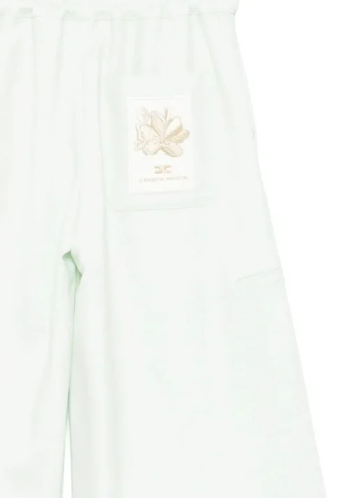 Elisabetta Franchi La Mia Bambina Pantaloni Palazzo Menta per Bambine