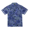 4GIVENESS Camicia Fantasia Floreale Blu per Bambini