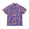 4GIVENESS Camicia Fantasia Viola/Arancione per Bambini