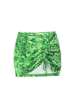 4GIVENESS Copricostume Gonna Fantasia Rainbow Boa Verde per Bambine