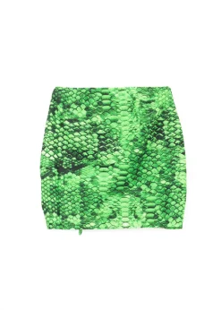 4GIVENESS Copricostume Gonna Fantasia Rainbow Boa Verde per Bambine