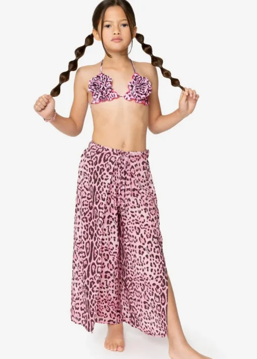 4GIVENESS Copricostume Pantaloni Fantasia Maculata Rosa per Bambine