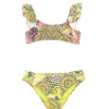 4GIVENESS Costume Bikini a Fascia Fantasia Capri per Bambine