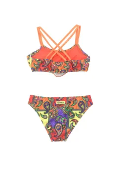 4GIVENESS Costume Bikini a Fascia Fantasia Cashemire per Bambine