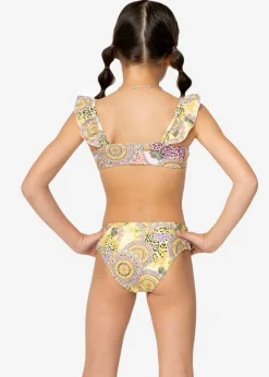 4GIVENESS Costume Bikini a Fascia Fantasia Capri per Bambine