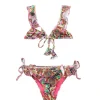 4GIVENESS Costume Bikini Fantasia Tropical Bouquet per Bambine