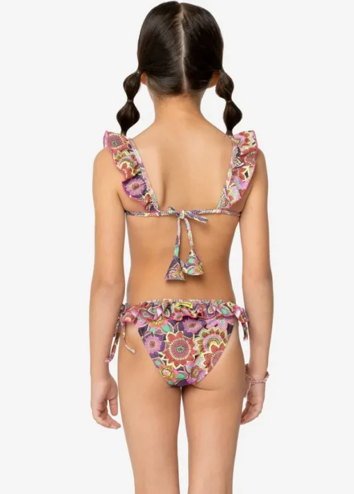 4GIVENESS Costume Bikini Fantasia Tropical Bouquet per Bambine