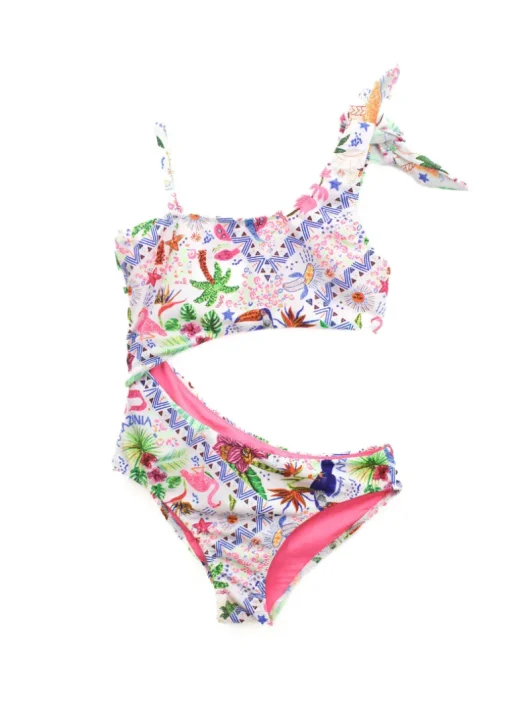 4GIVENESS Costume Monokini Fantasia Multicolor per Bambine