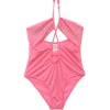 4GIVENESS Costume Monokini Fucsia con Strass per Bambine