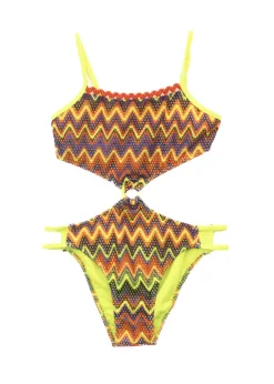 4GIVENESS Costume Monokini Fantasia Multicolor per Bambine