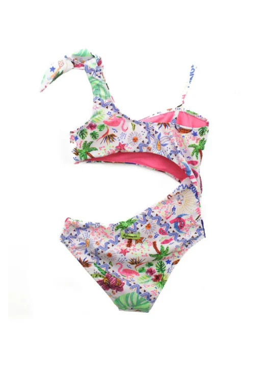 4GIVENESS Costume Monokini Fantasia Multicolor per Bambine