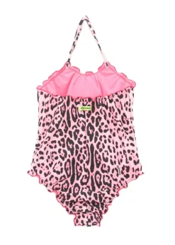 4GIVENESS Costume Monokini Fantasia Maculata Rosa per Bambine