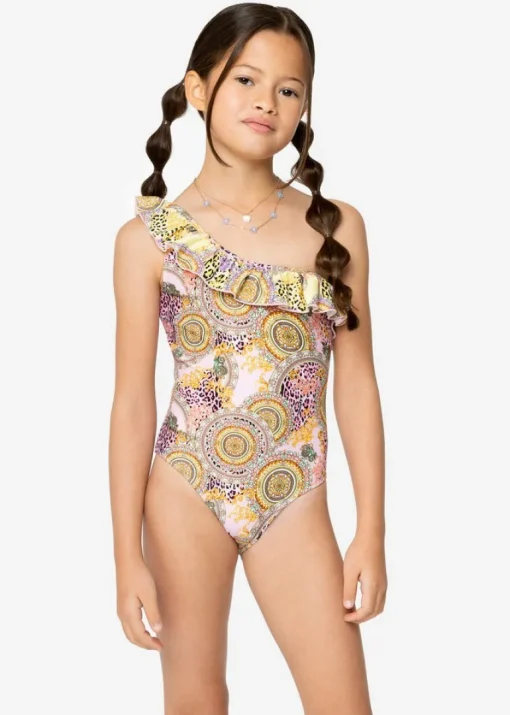 4GIVENESS Costume Monokini Fantasia Capri per Bambine