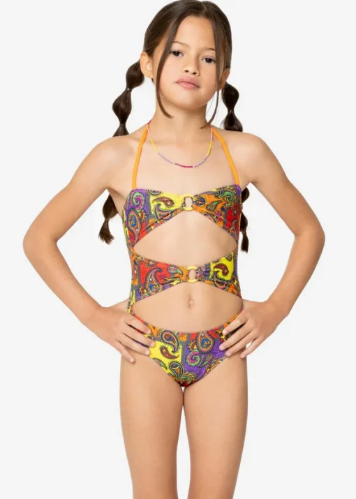 4GIVENESS Costume Monokini Fantasia Cashemire per Bambine