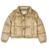 Hinnominate Kids Giubbino Nocciola con Maniche a Zip
