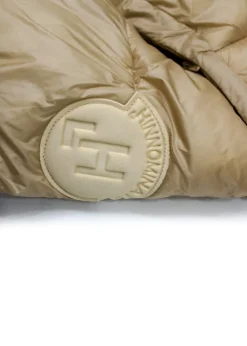 Hinnominate Kids Giubbino Nocciola con Maniche a Zip