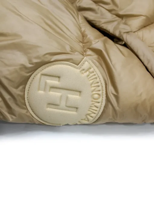Hinnominate Kids Giubbino Nocciola con Maniche a Zip