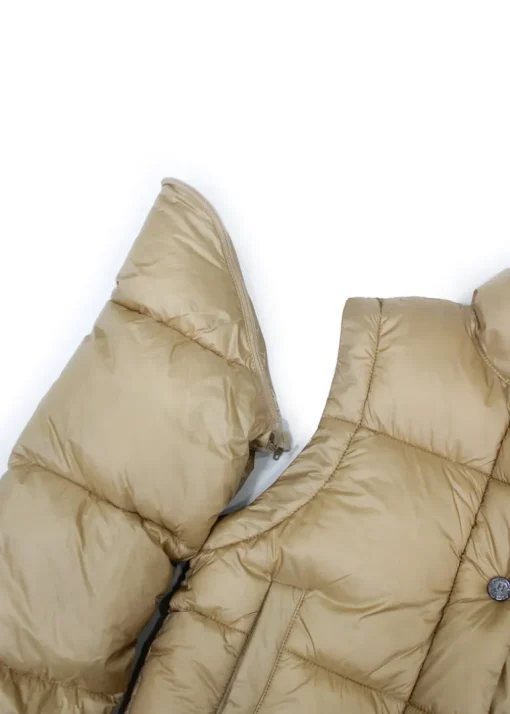 Hinnominate Kids Giubbino Nocciola con Maniche a Zip