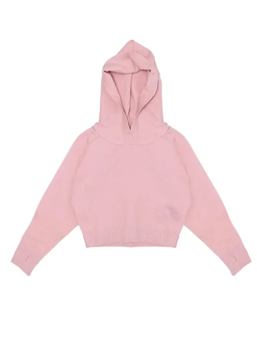 Hinnominate Kids Maglioncino con Cappuccio Rosa per Bambine
