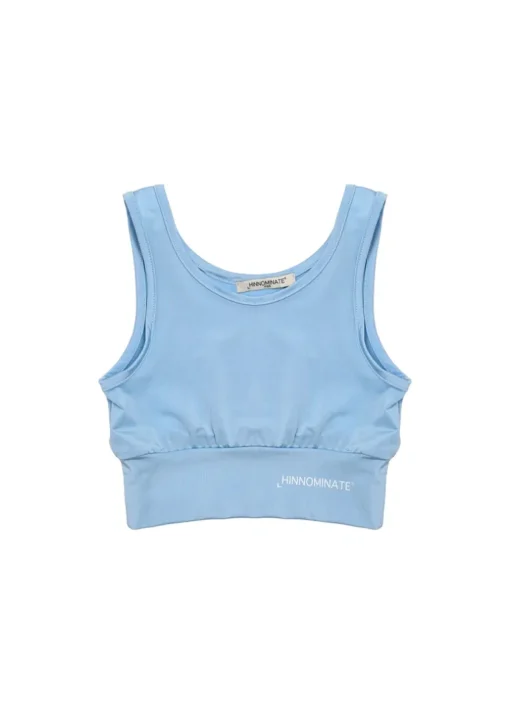 Hinnominate Kids Top Azzurro con Logo per Bambine